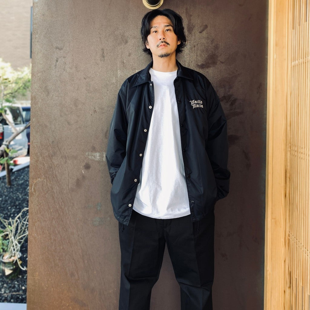 COACH JACKET ( TYPE-1 ) #BLACK/WHITE [26FWE-WMO-BL06]