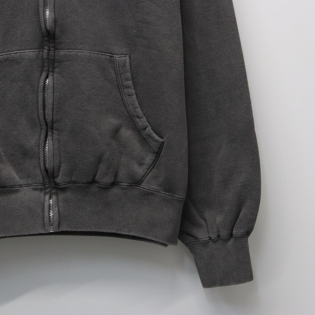 WASHED MIDDLE WEIGHT PULLOVER HOODED SWEAT SHIRT #GRAY [26SS-WMC-SS05]