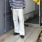 WRANGLER | REBUILDING WHITE DENIM PANTS #WHITE [FSP03241U0002]