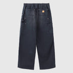 Vintage Washed Double Knee Pants #Black [SD26S-PT04]
