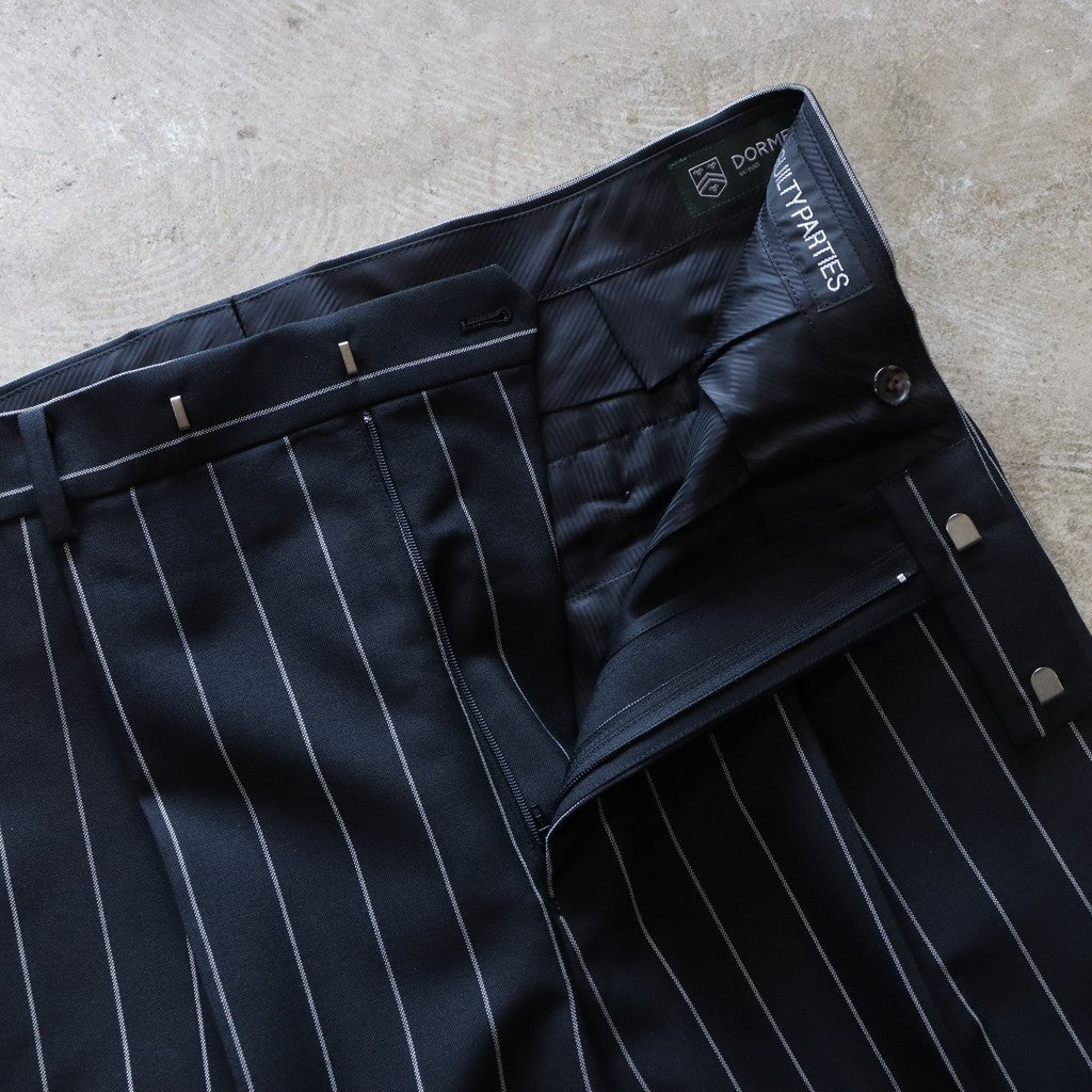 PLEATED TROUSERS (TYPE-2) #BLACK [WMGP-WMP-TR03]