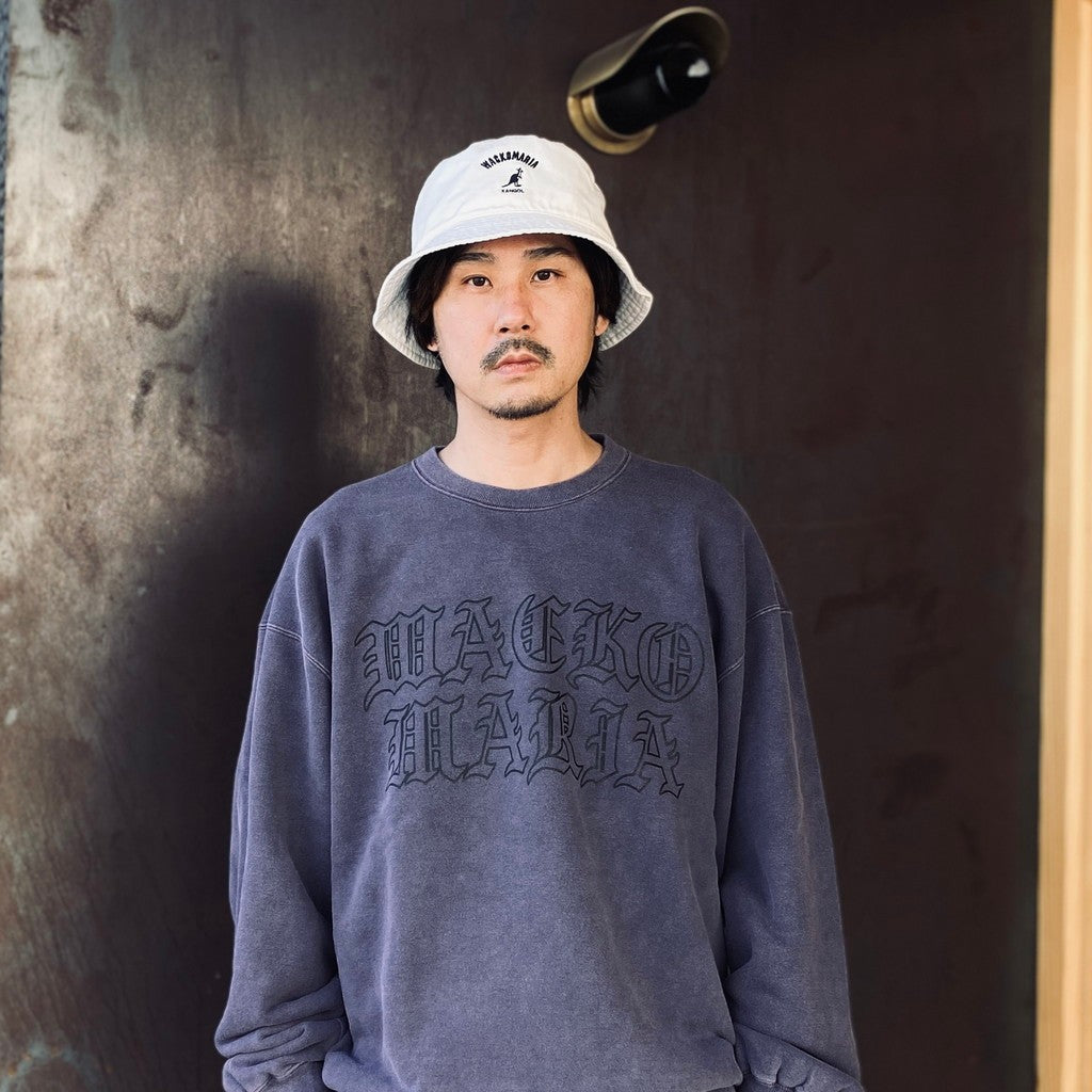 KANGOL | WASHED BUCKET #WHITE [26SS-WMA-HA01]
