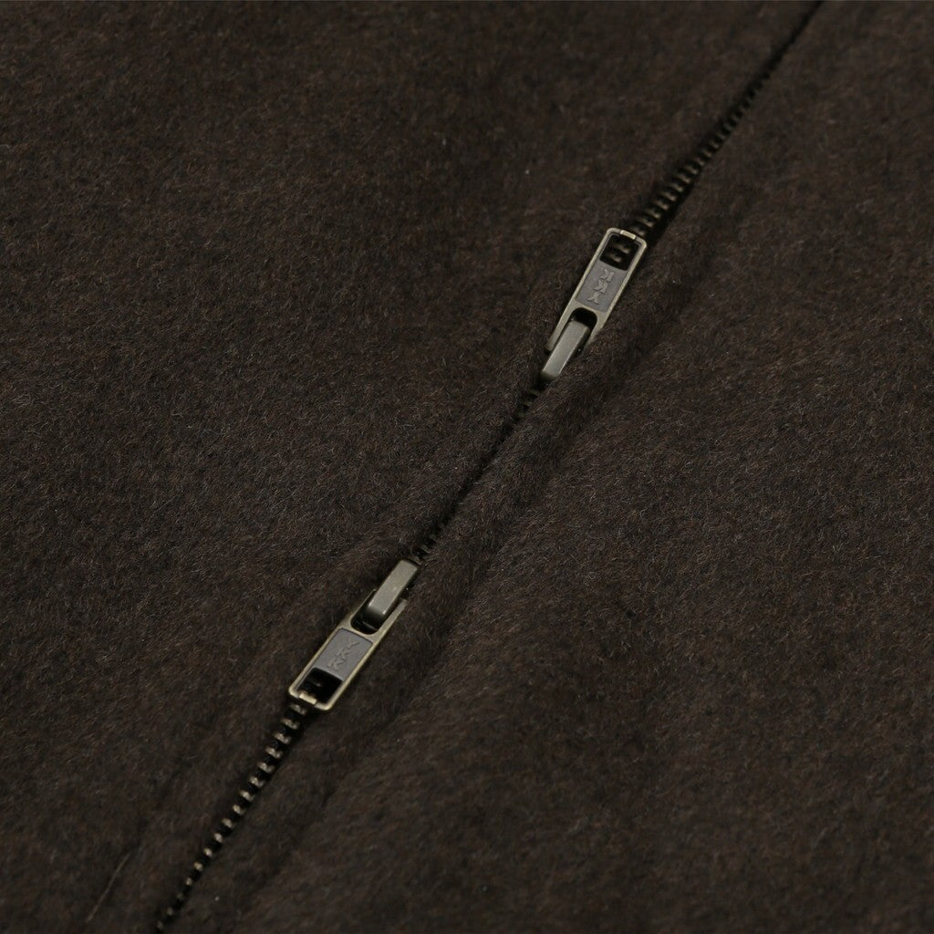 INSULATED WOOL BLOUSON JACKET #MOCHA [HOD25AWIWBJK]