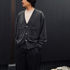 TECH KNIT CARDIGAN Brewed Protein #CHARCOAL [BE-72026W]