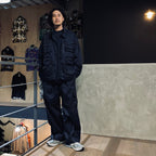 PIGMENT DYE CARGO TROUSERS #NAVY [FPU03241U0001]