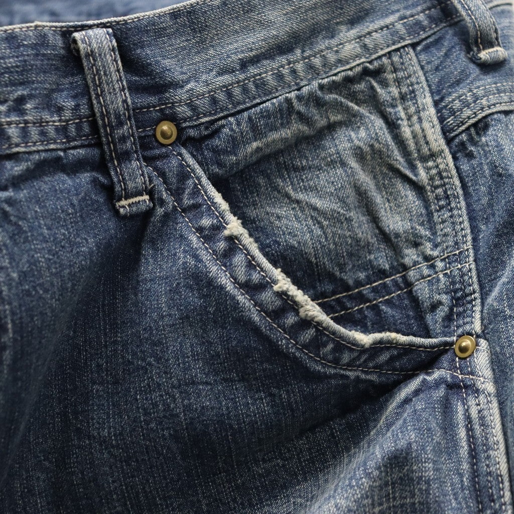HERITAGE DENIM PAINTER PANTS AGED #INDIGO [BW261-HDPP]
