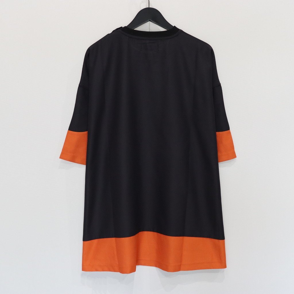 COLLEGE DOBBY S/S T-SHIRT #Black [SU25-T01]