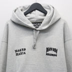 DEATH ROW RECORDS | HEAVY WEIGHT PULLOVER HOODED SWEAT SHIRT #GRAY [DEATHROW-WM-SS05]