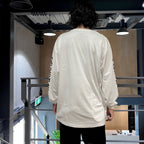 TIM LEHI | CREW NECK LONG SLEEVE T-SHIRT ( TYPE-2 ) #WHITE [24FW-WMT-LT02]