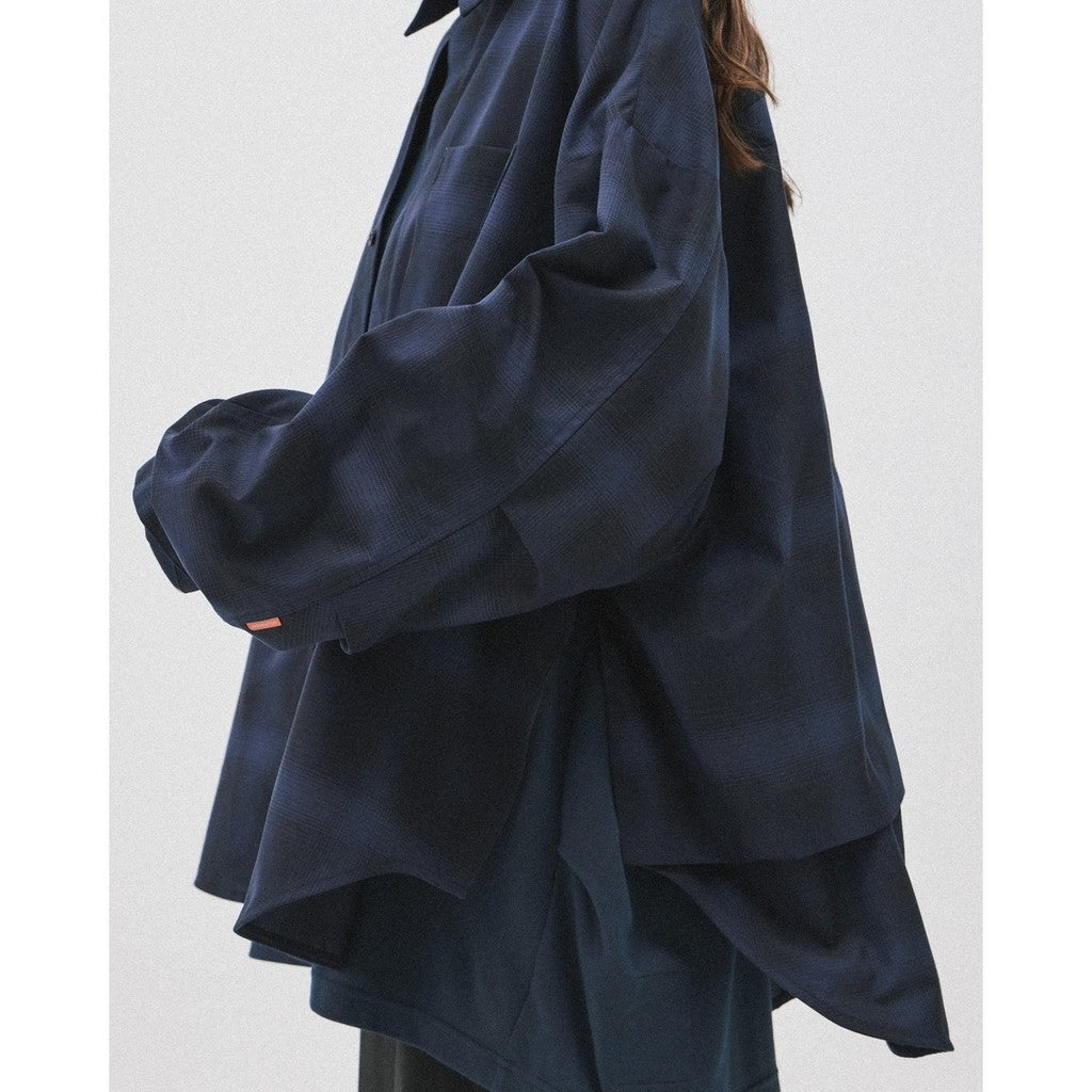 "GSR-01" 2-Layer Oversized Shirt (Light) #BATHYAL [GOOPI-24AW-SEP-01]