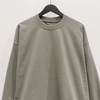 TECH DRAWSTRING L/S TEE #WOLF GRAY [BE-40025]