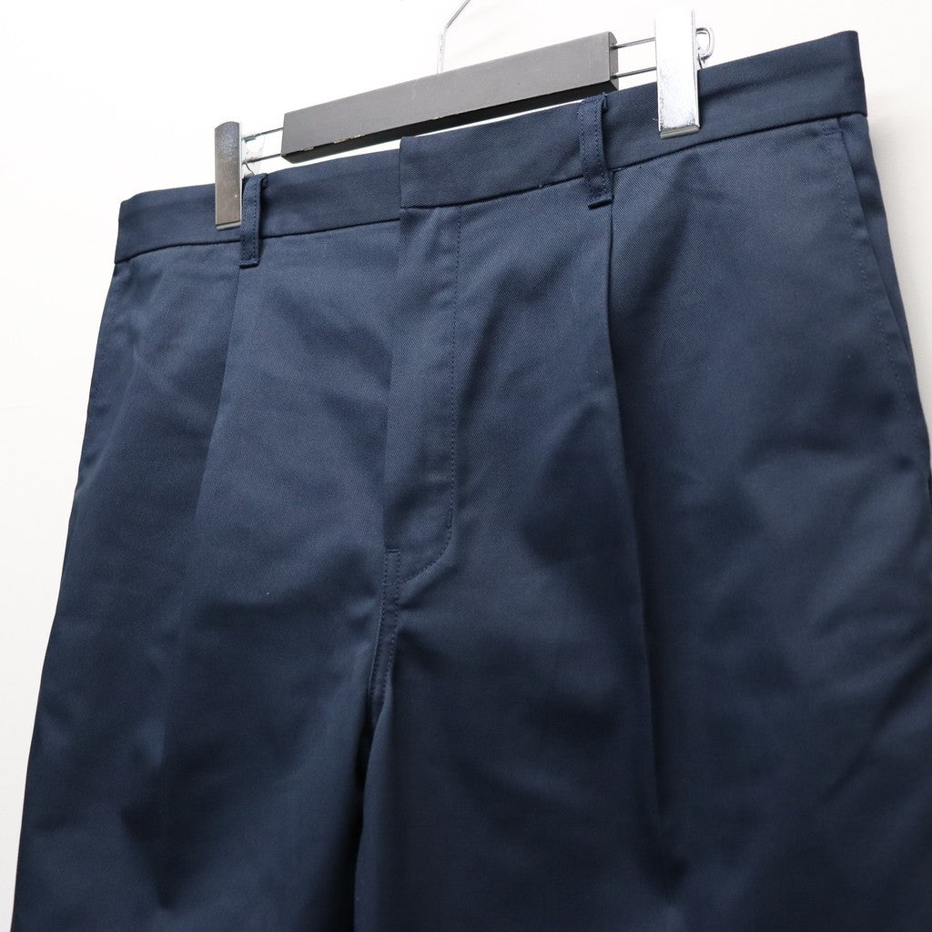 DICKIES | PLEATED TROUSERS #NAVY [26SS-WMP-DC01] - cocorozashi