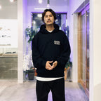 HEAVY WEIGHT PULLOVER HOODED SWEAT SHIRT ( TYPE-2 ) #BLACK [25FW-WMC-SS04]