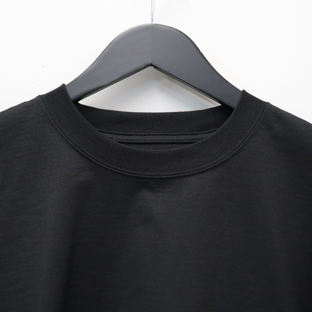 TECH DRAWSTRING TEE L/S #BLACK [BE-31026W]