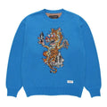 TIM LEHI | JACQUARD SWEATER #BLUE [26SS-WMK-KN07]