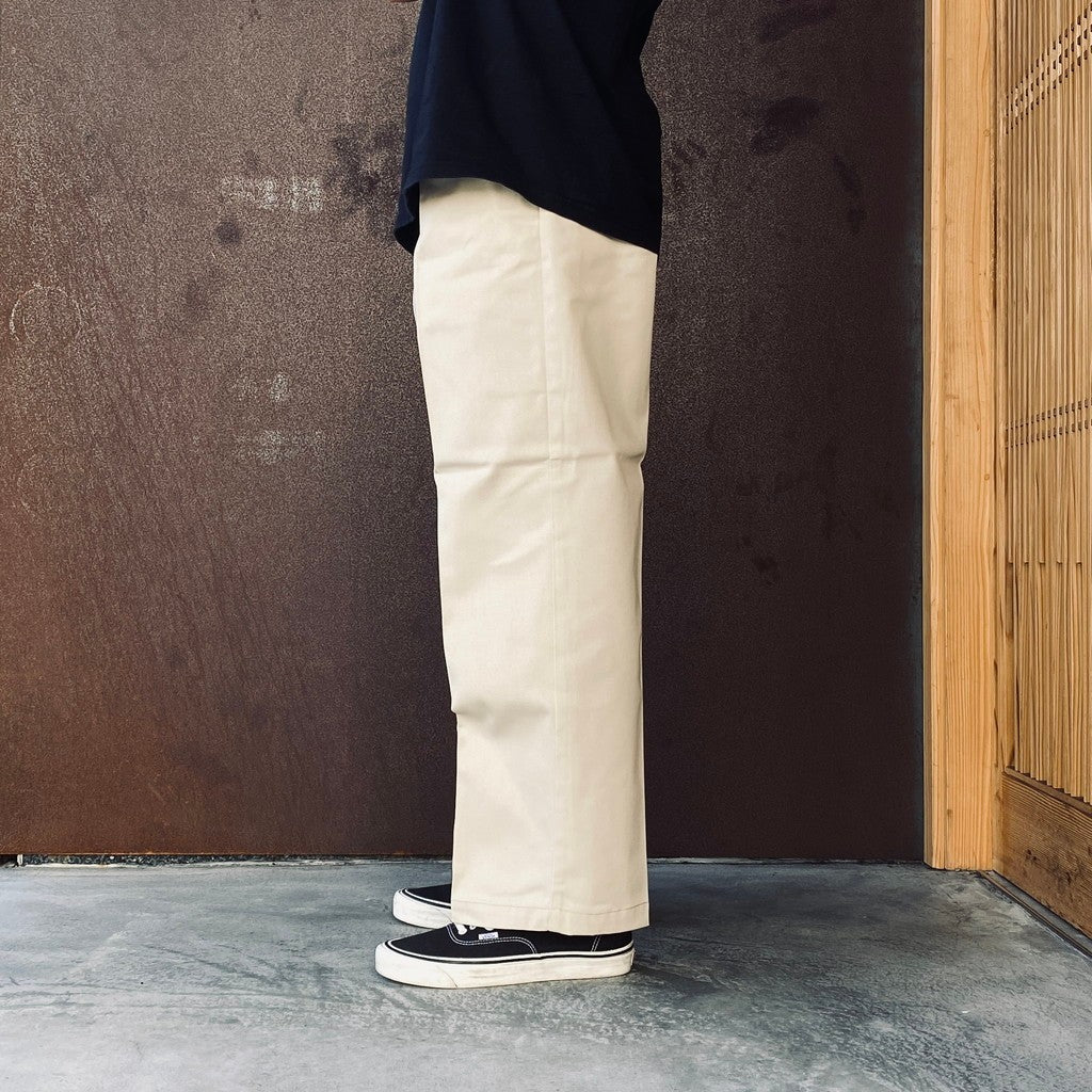 DICKIES | PLEATED TROUSERS #IVORY [26FW-WMP-DC01]