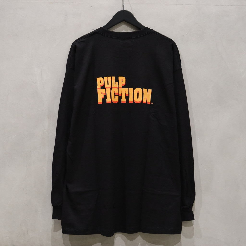 PULP FICTION | CREW NECK LONG SLEEVE T-SHIRT ( TYPE-1 ) #BLACK [PF-WM-LT01]