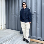 TWILL BOHEMIAN PANTS #WHITE [24SS-B06]