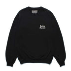 HEAVY WEIGHT CREW NECK SWEAT SHIRT ( TYPE-5 ) #BLACK [25SS-WMC-SS17]