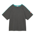 3 COLOR DBL KNIT BOAT NECK T #CHARCOAL [CES26T21]