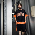 COLLEGE DOBBY S/S T-SHIRT #Black [SU25-T01]