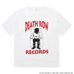 DEATH ROW RECORDS | WASHED HEAVY WEIGHT CREW NECK T-SHIRT #WHITE [DEATHROW-WM-WT01]