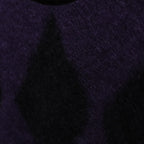 DIAMOND MOHAIR CREW NECK SWEATER #PURPLE [23FW-WMK-KN18]