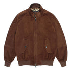 BARACUTA | G9 SUEDE LEATHER HARRINGTON JACKET #BROWN [25FW-WMO-BC01]