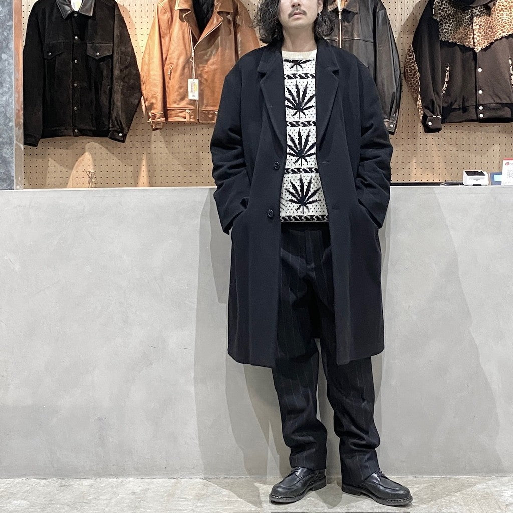 CHESTERFIELD COAT ( TYPE-1 ) #BLACK [24FW-WMO-CO04]