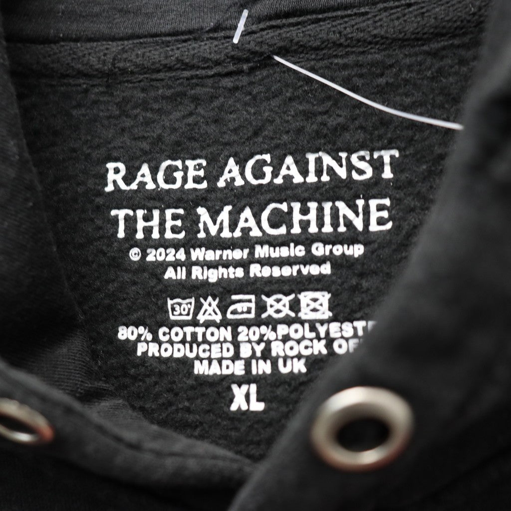 WORN-OUT 「RAGE AGAINST MACHINE」 HOODY #BLACK [tl24f040]