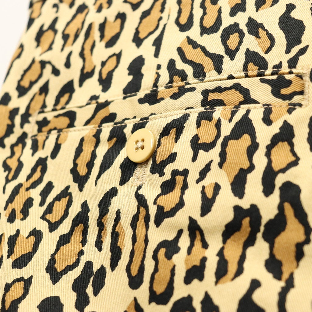 DICKIES | LEOPARD PLEATED SHORT TROUSERS #BEIGE [26SS-WMP-DC03]