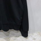 高科技衛衣圓領自由袖 #黑色 [BE-50024]