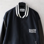 LEATHER VARSITY JACKET -B- -TYPE 2- #BLACK [24SS-WMO-BL10]