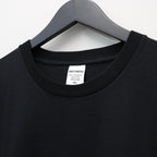 WASHED HEAVY WEIGHT CREW NECK T-SHIRT ( TYPE-1 ) #BLACK/WHITE [26FWE-WMT-WT01]