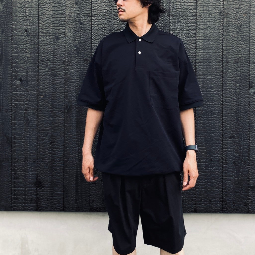 TECH POLO SHIRT S/S #BLACK [BE-37026]