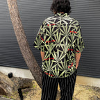 HIGHTTIMES | 短袖夏威夷襯衫 - 類型 1- #黑色 [HIGHTTIMES-WM-HI05]