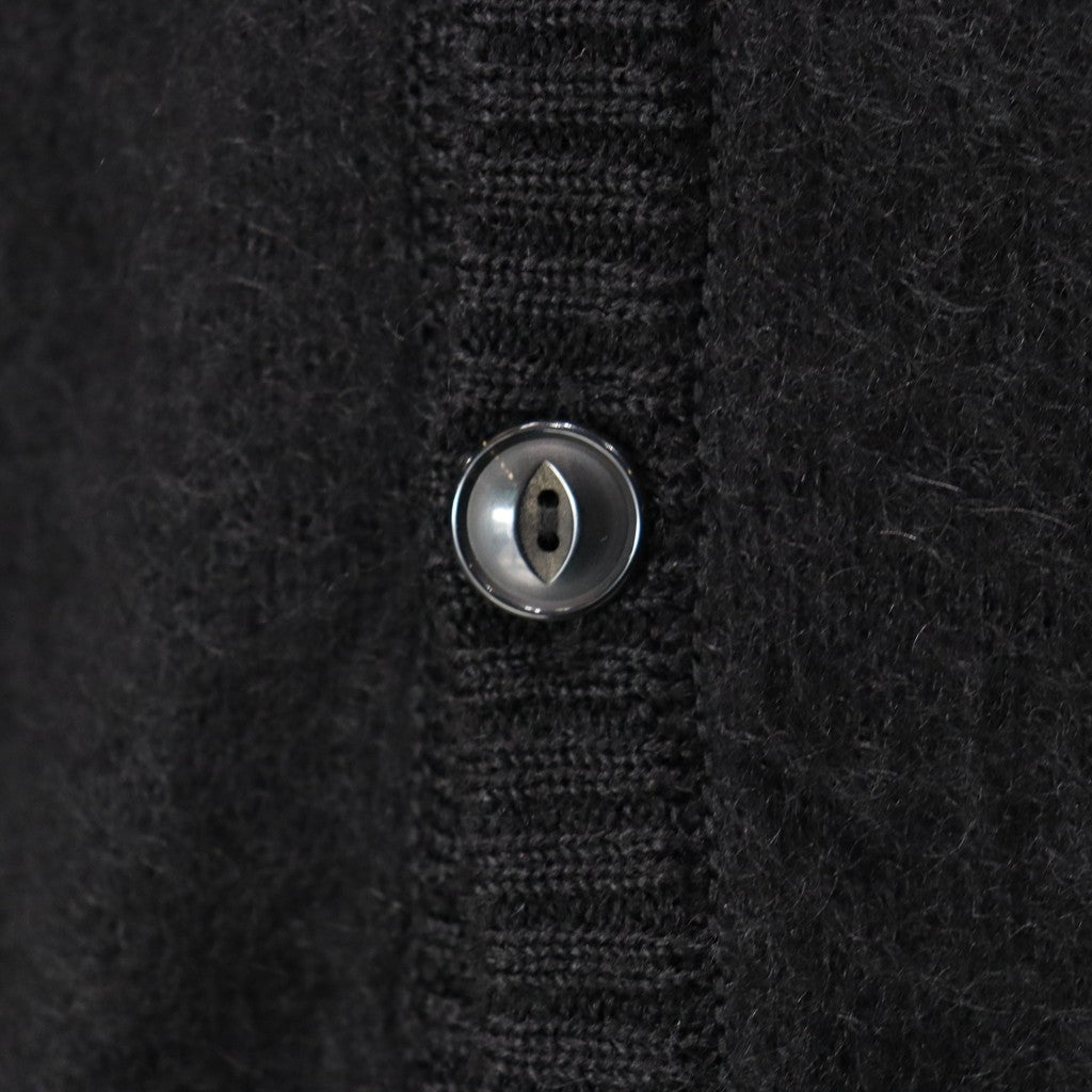 MOHAIR CARDIGAN ( TYPE-1 ) #BLACK [25SS-WMK-KN05]