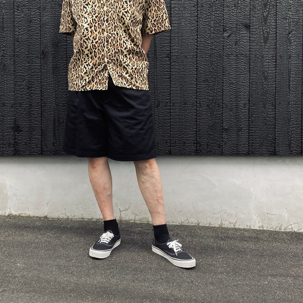 DICKIES | PLEATED SHORT TROUSERS #BLACK [26SS-WMP-DC02]