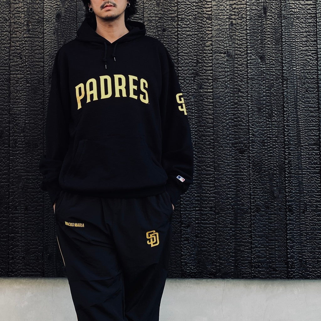 MLB | SD | HEAVY WEIGHT PULLOVER HOODED SWEAT SHIRT ( TYPE-3 ) #BLACK [MLB-WM-SS03]