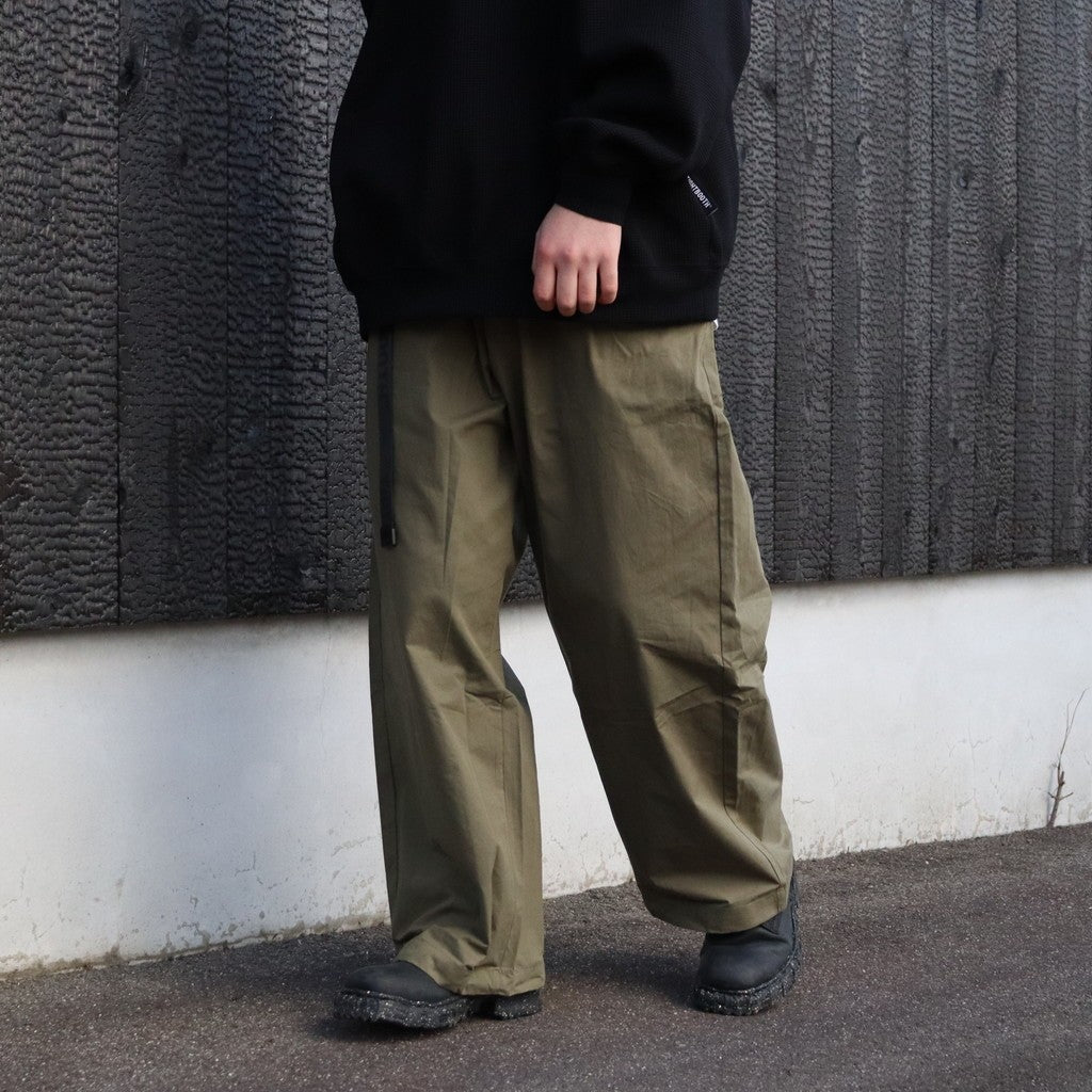 BAGGY PIPE PANTS #Olive [SS26-B09]