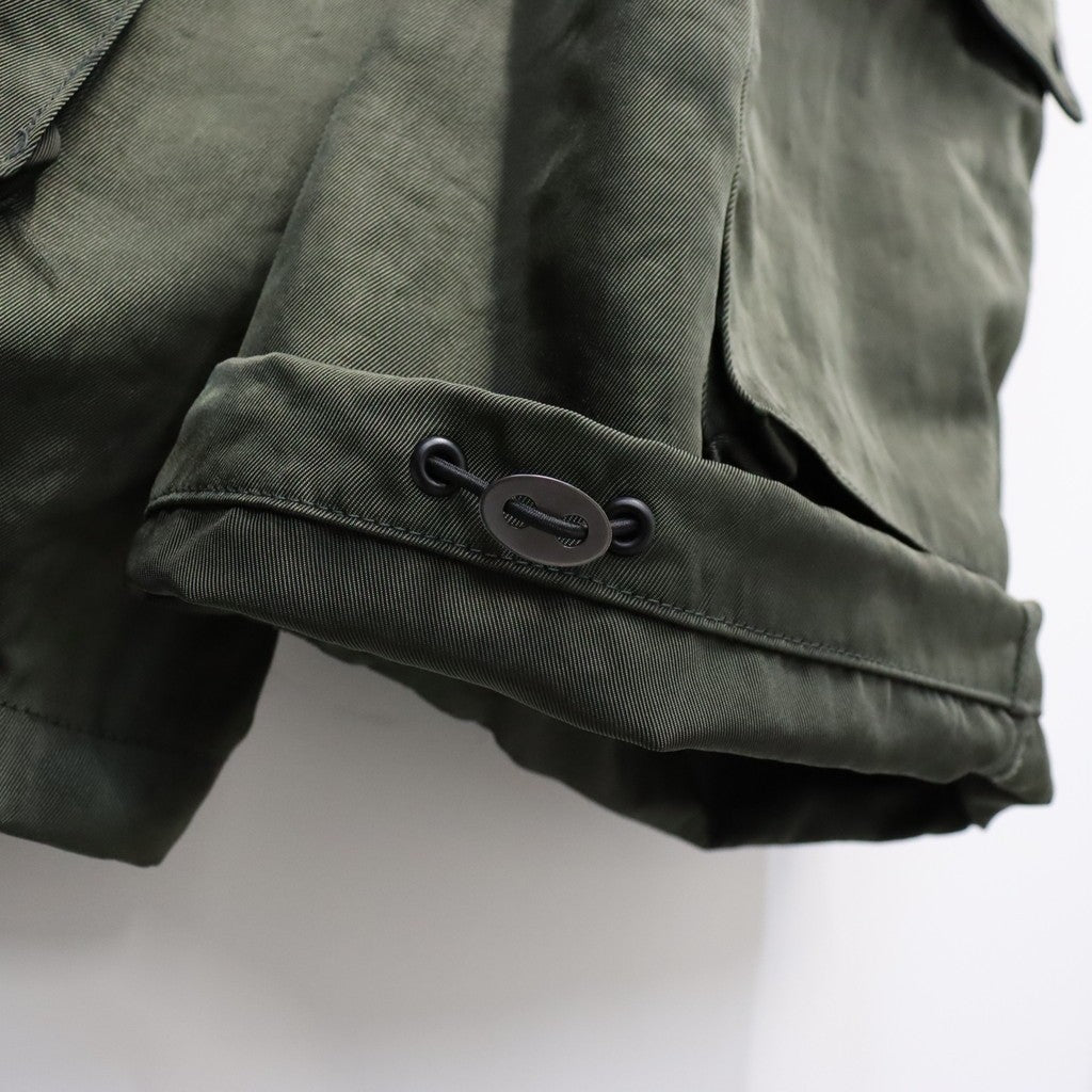 Twist Nylon Cargo Pants (HEAVY NYLON TWILL) #OLIVE [M-P4-PT10]