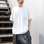 SND1 - Basic Pocket Tee (Ver. Sharp) #Cream [GOOPI-26SS-APR-01]