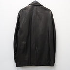 LEATHER JACKET ( TYPE-2 ) #BLACK [26FW-WMO-JK02]