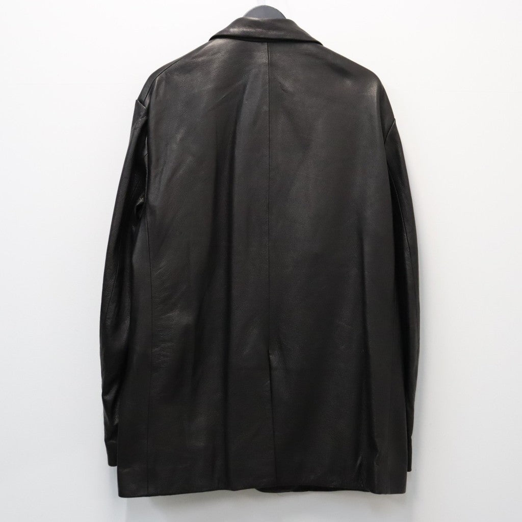 LEATHER JACKET ( TYPE-2 ) #BLACK [26FW-WMO-JK02]