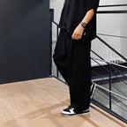 寬鬆休閒褲 #黑色 [SS24-B10]