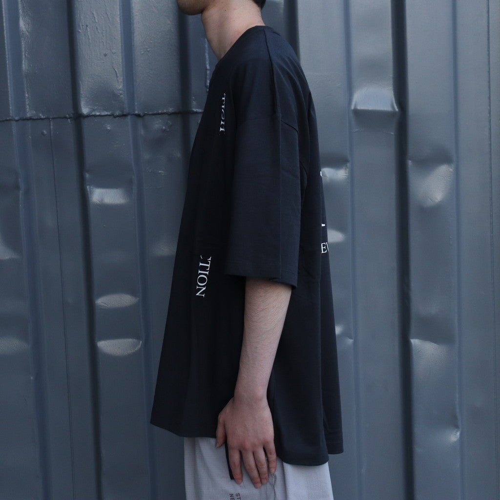 STRAIGHT UP S/S T-SHIRT - Quick Drying - #Black [SU25-T05]