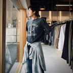 美國空軍鷹圖案長袖T卹（做舊款）#做舊黑色 [BW252-UAL]