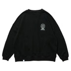 TIGER MATCH EMBLEM CREW SWEAT #Black [25FW_SW04]