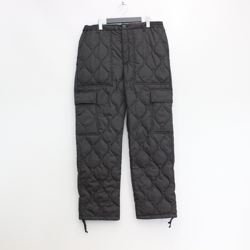 MILITARY CARGO DOWN PANTS #BLACK [TAION-132ML-1]