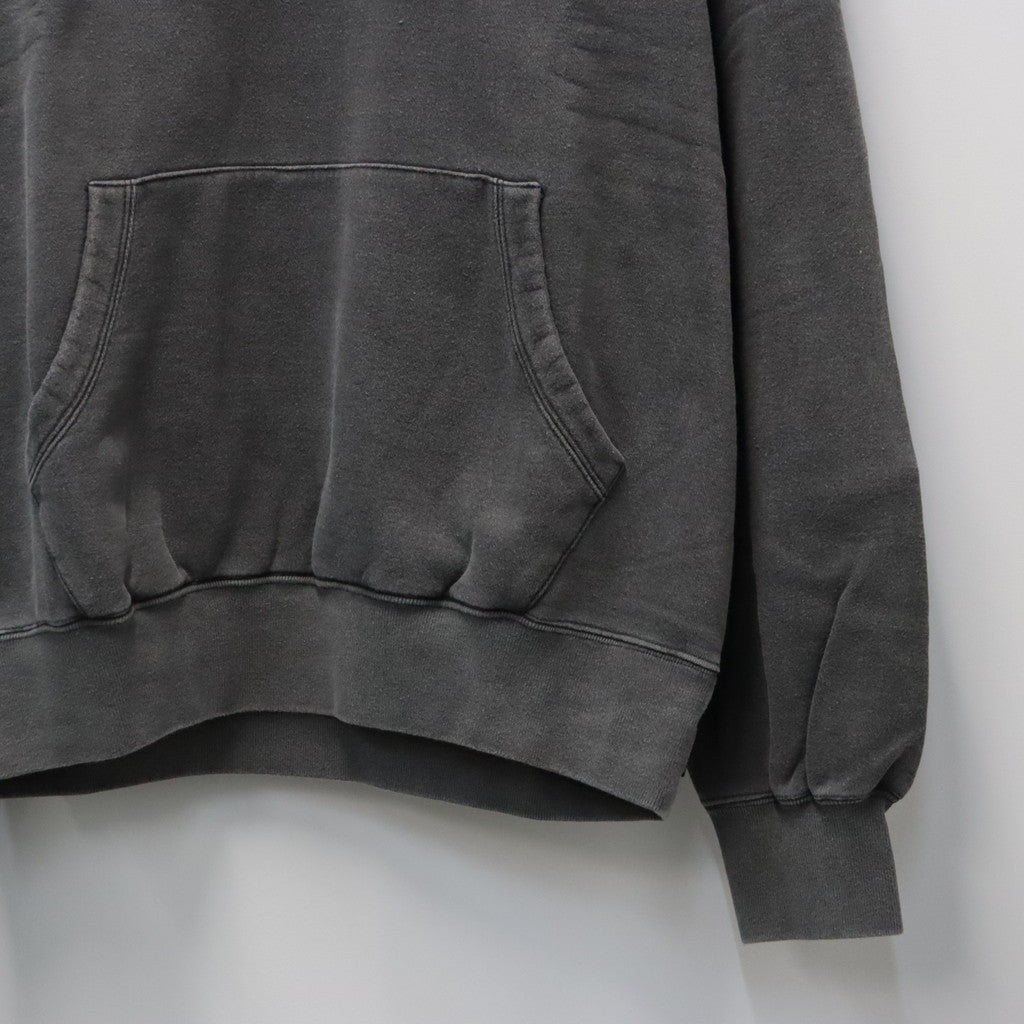 WASHED MIDDLE WEIGHT PULLOVER HOODED SWEAT SHIRT #GRAY [26FWE-WMC-SS02]